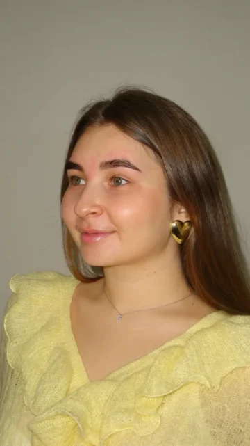 Окрашивание бровей — результат, портрет